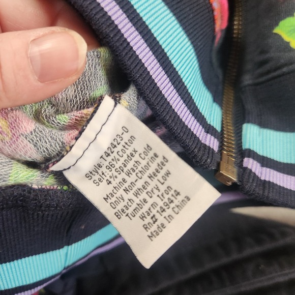 Johnny Was Cantero Floral Printed Tracksuit Jacket Joggers Sweatsuit Lounge - Picture 7 of 13